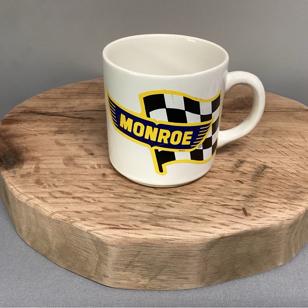 Vintage - Oxford Made in Brazil - Monroe Racing Coffee / Tea Mug / Cup - Rare